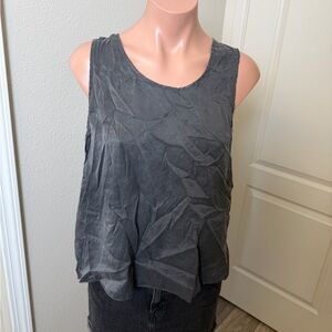 Lunya Silk Sleeveless Tank Pajama Top Sz L